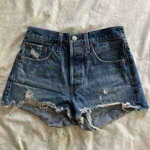 Levi's Blue Jean Shorts Vintage Cut-Off Style